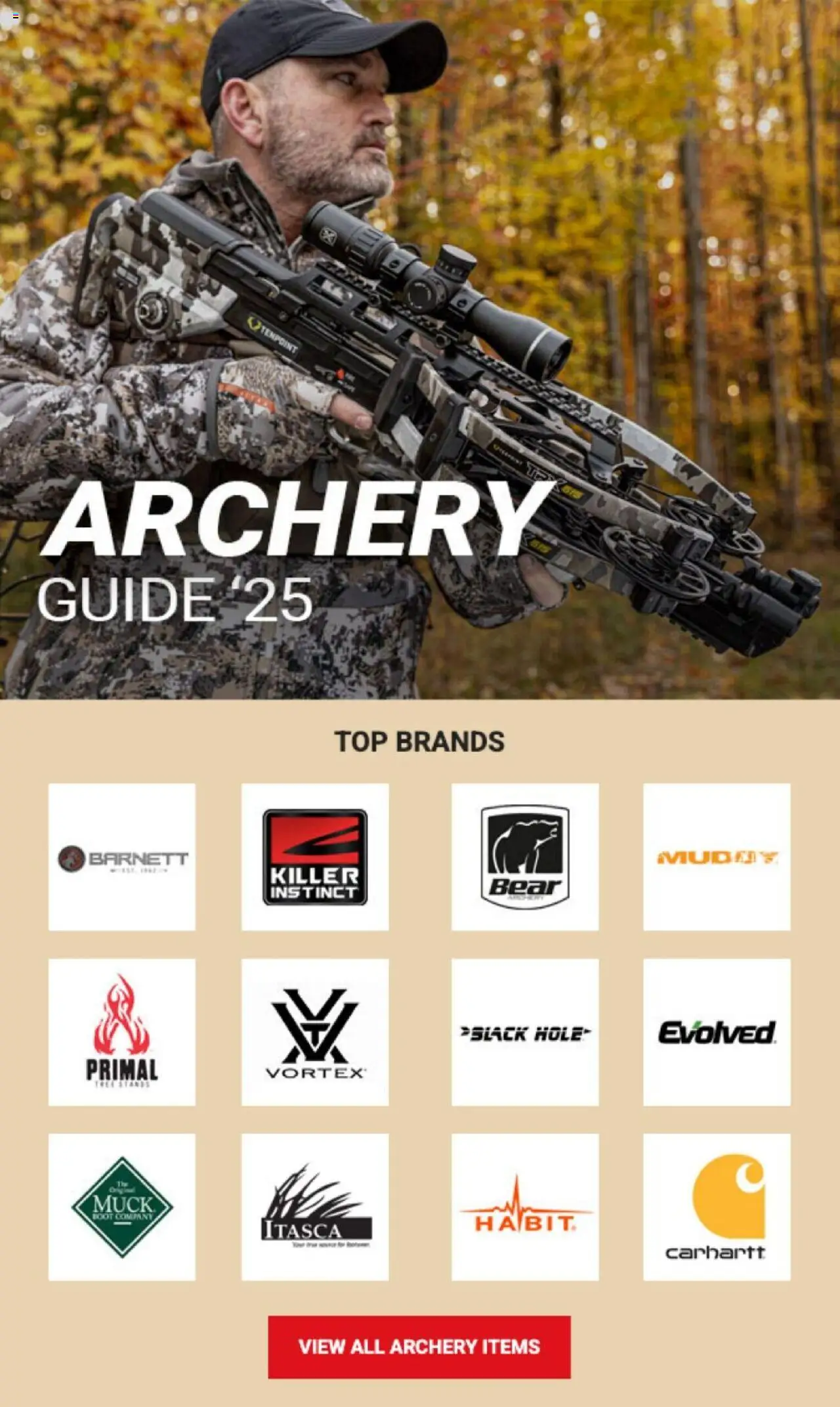 Dunham's Sports Archery Guide - page 1- valid from 08/07/2025