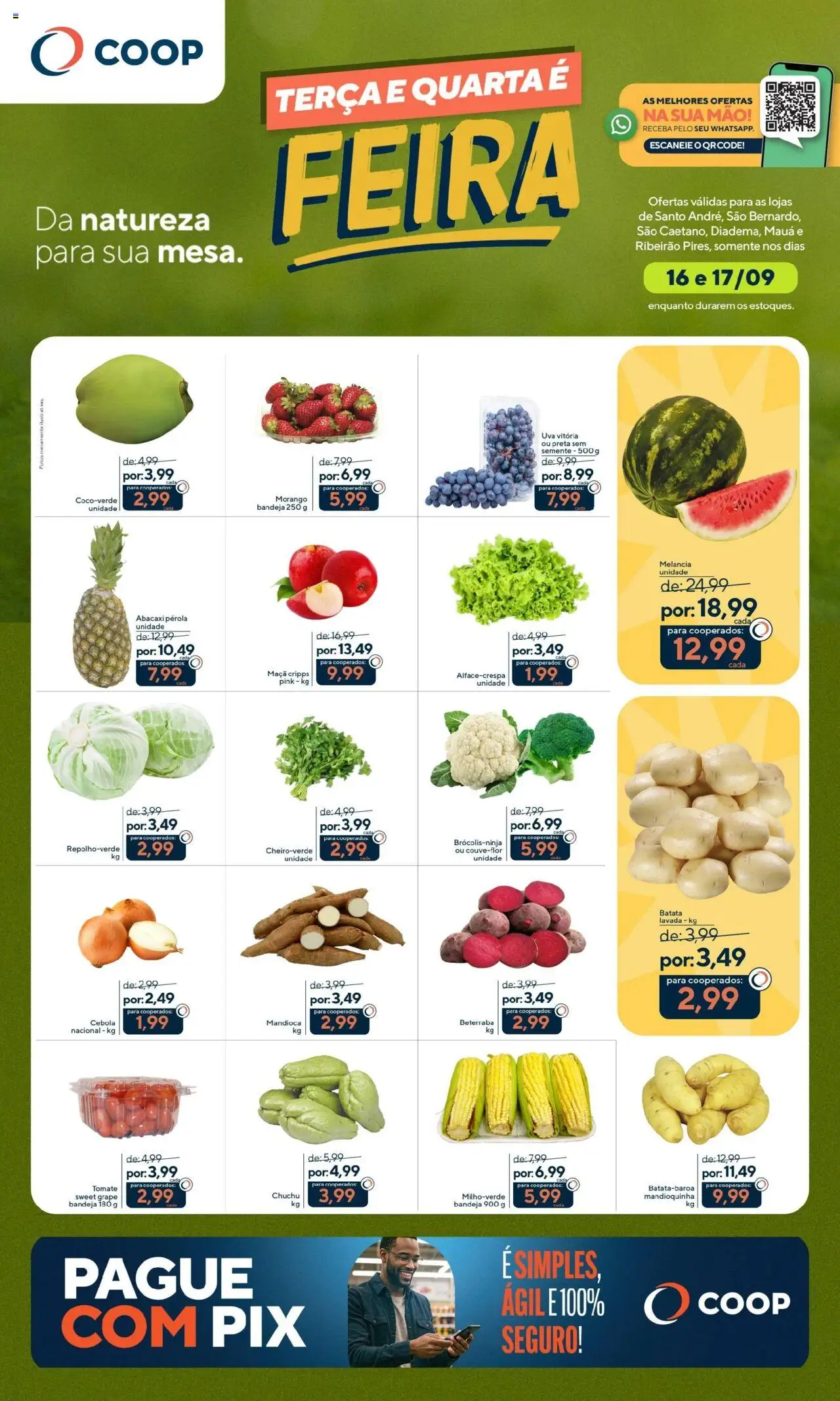Coop - Ofertas Terça e Quarta da Feira - página 1- válido a partir de 16/09/2025
