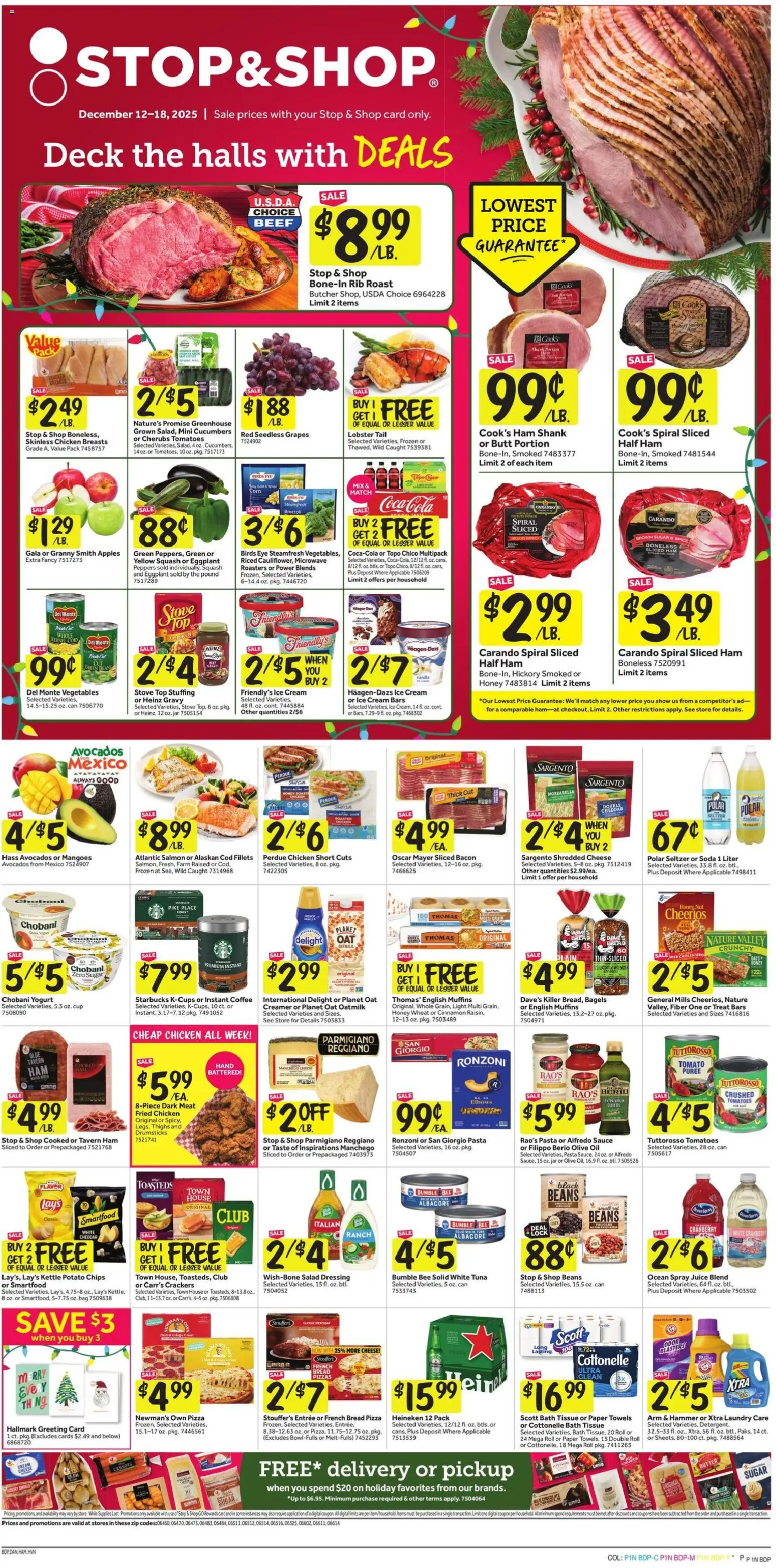 Stop & Shop Weekly Circular - CT - page 1- valid from 12/12/2025