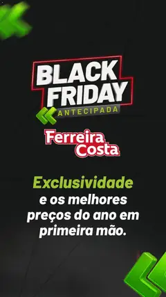 Pré-visualização Ferreira Costa Black Friday válida a partir de 20/11/2025