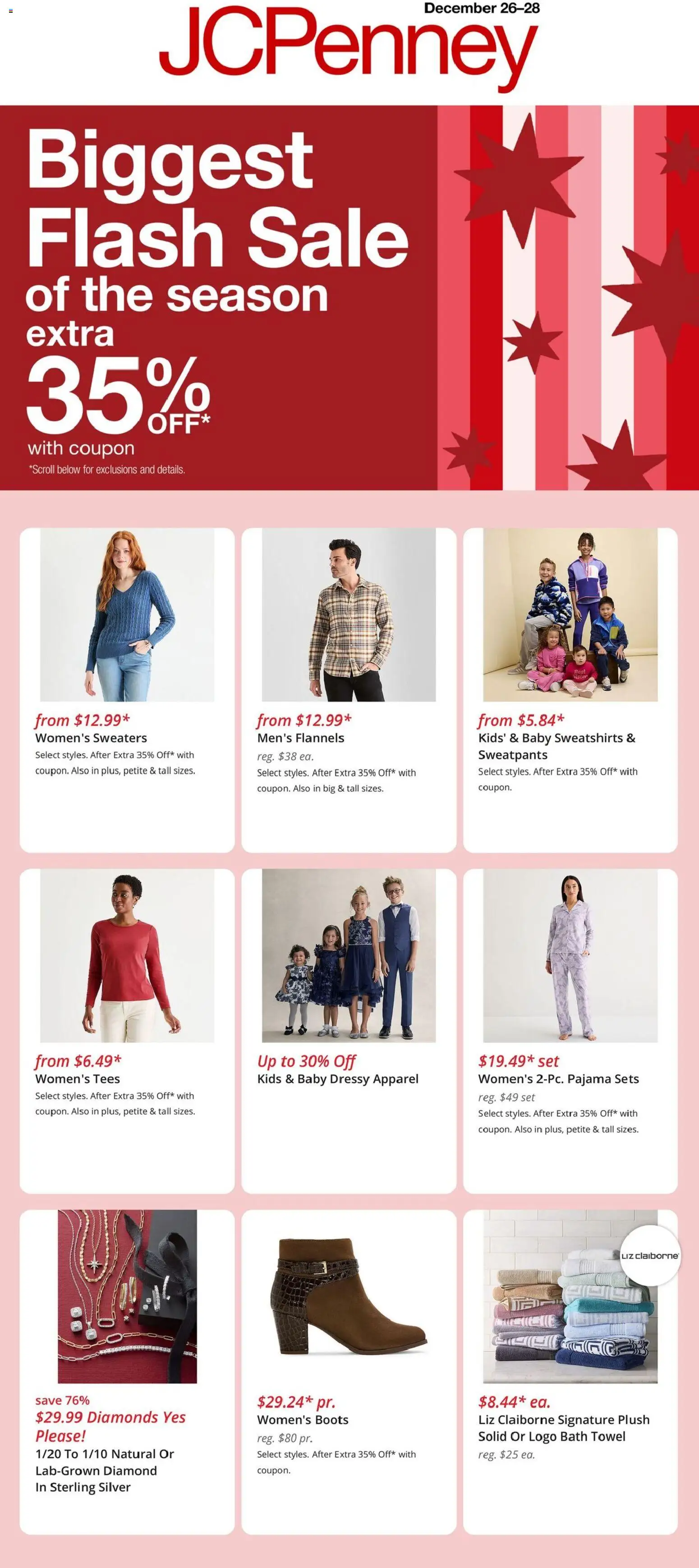 JCPenney Weekly Ad - page 1- valid from 12/26/2025