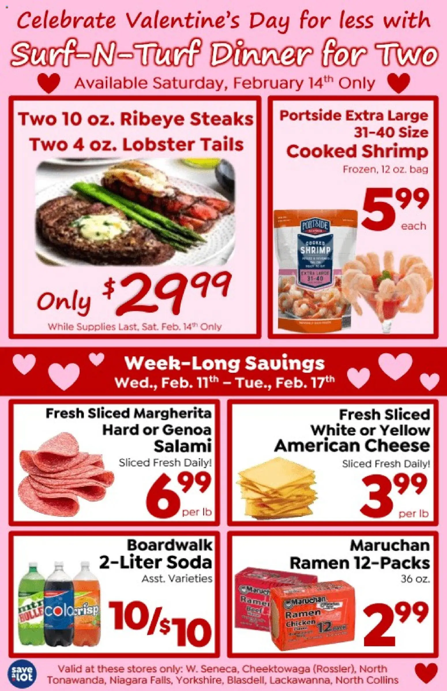 Save a Lot Weekly Ad - page 1- valid from 02/11/2026