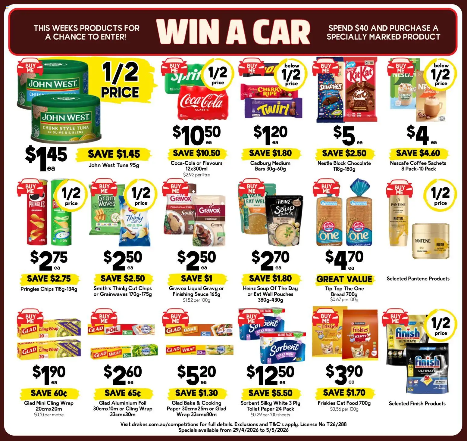 Drakes catalogue  - page 3- valid from 29/04/2026