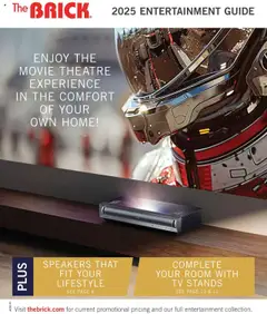 Preview The Brick flyer - 2025 Entertainment Guide valid from Sep 4, 2025