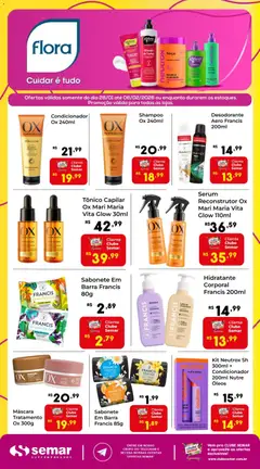 Pré-visualização Semar Supermercado - Ofertas Flora válida a partir de 28/01/2026