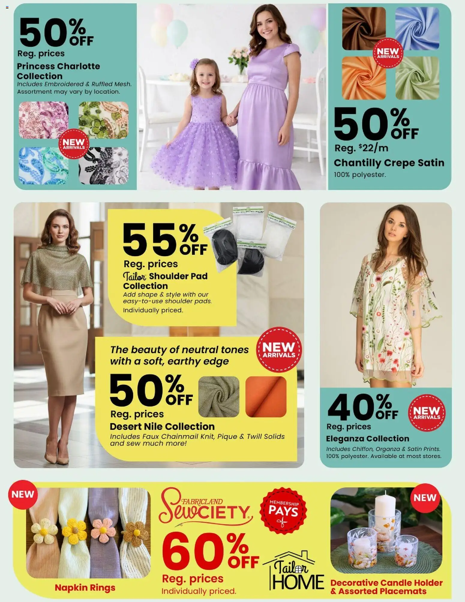 Fabricland weekly flyer / circulaire - page 7- valid from Apr 1, 2026
