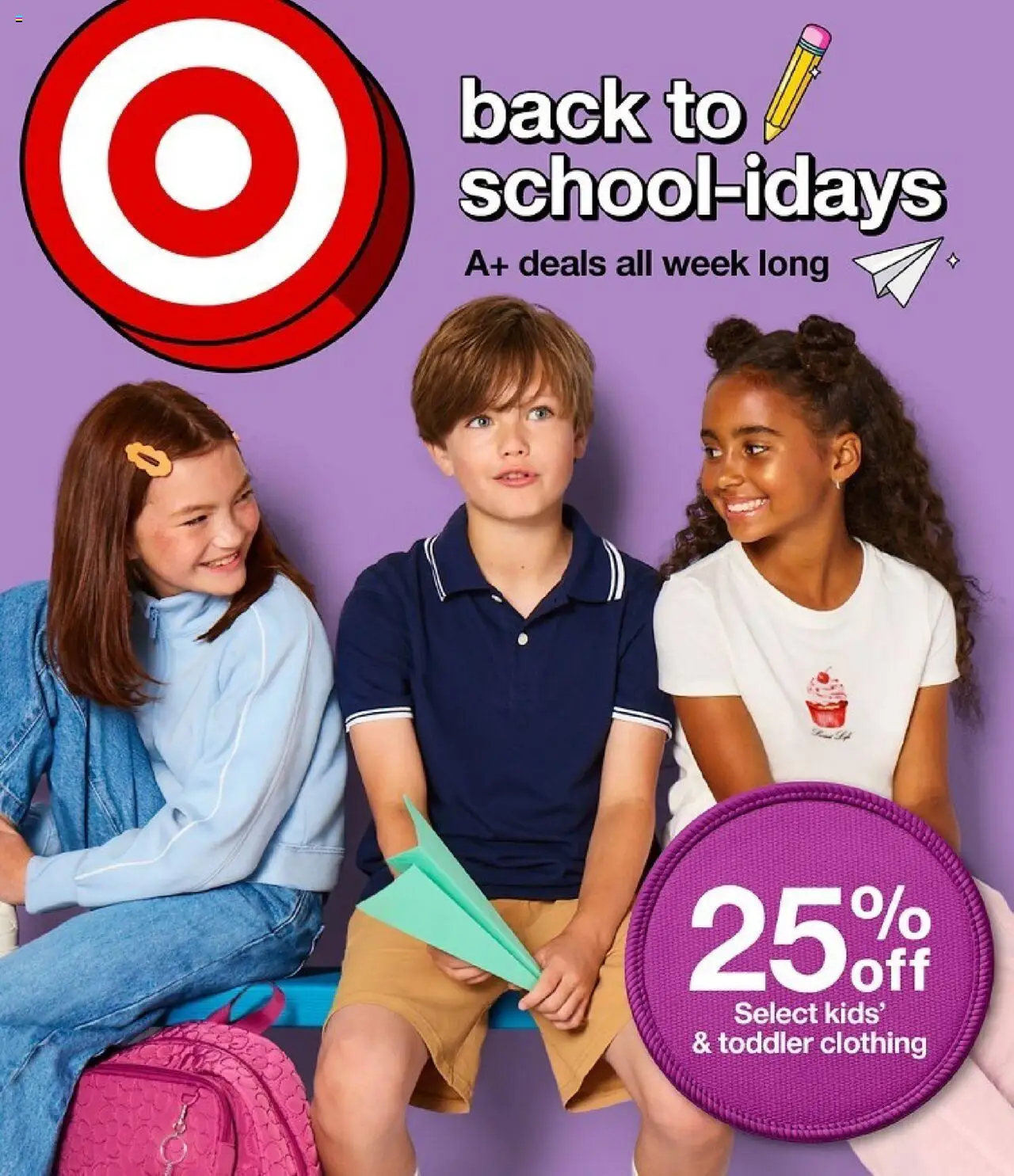 Target Weekly Ad - page 1- valid from 07/27/2025