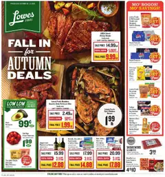 Preview Lowes Foods Weekly Ad valid from 10/15/2025