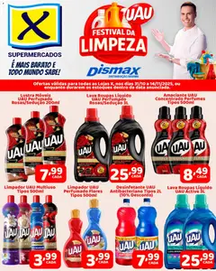 Pré-visualização X Supermercados - Ofertas Festival da limpeza UAU válida a partir de 31/10/2025
