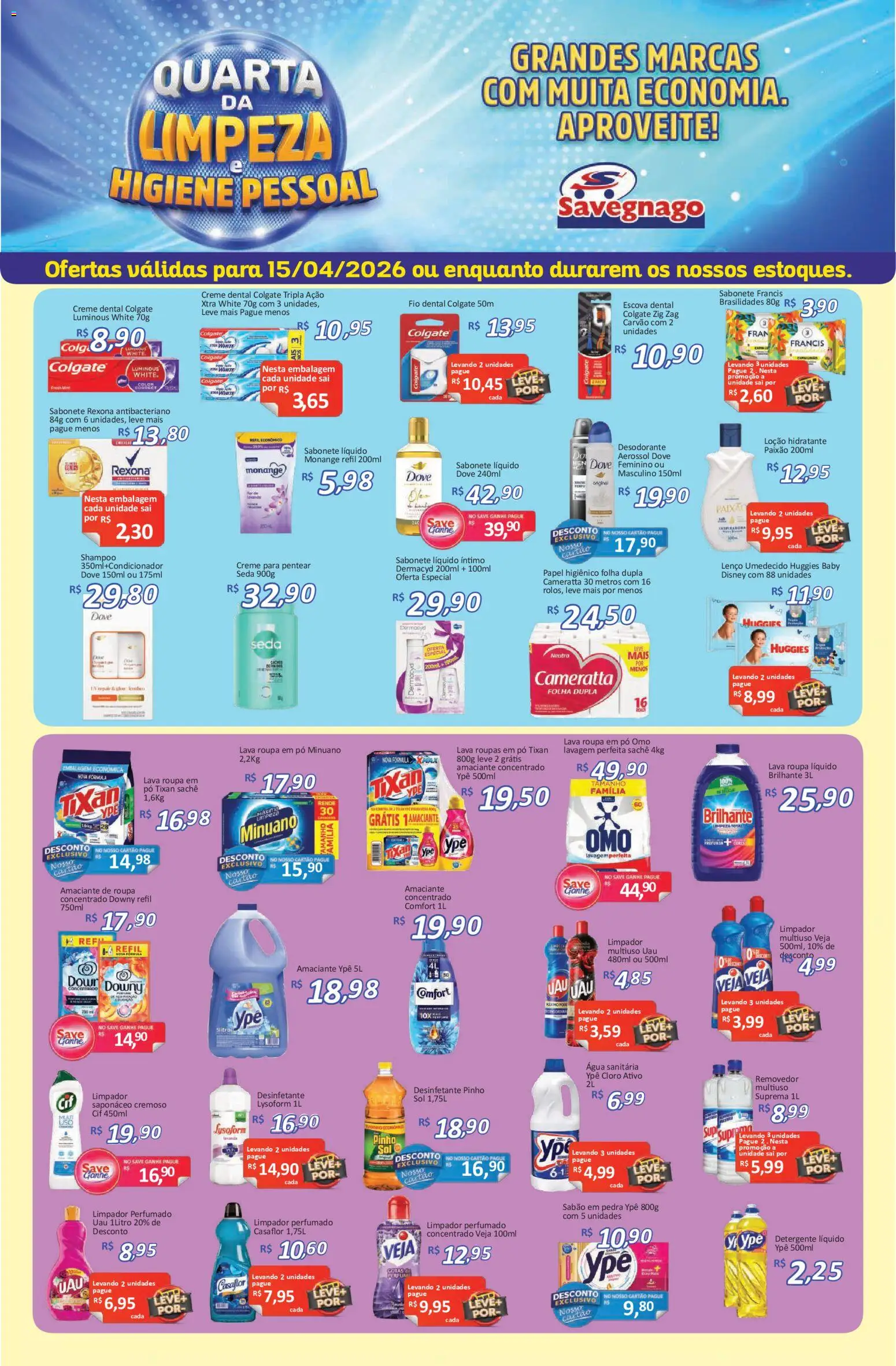 Savegnago - Ofertas da semana - página 1- válido a partir de 15/04/2026
