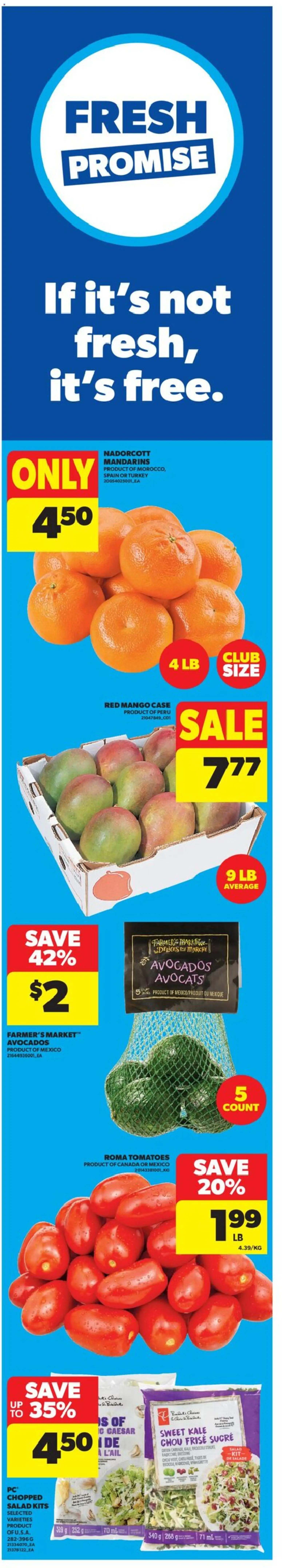Real Canadian Superstore weekly flyer / circulaire - page 1- valid from Jan 22, 2026