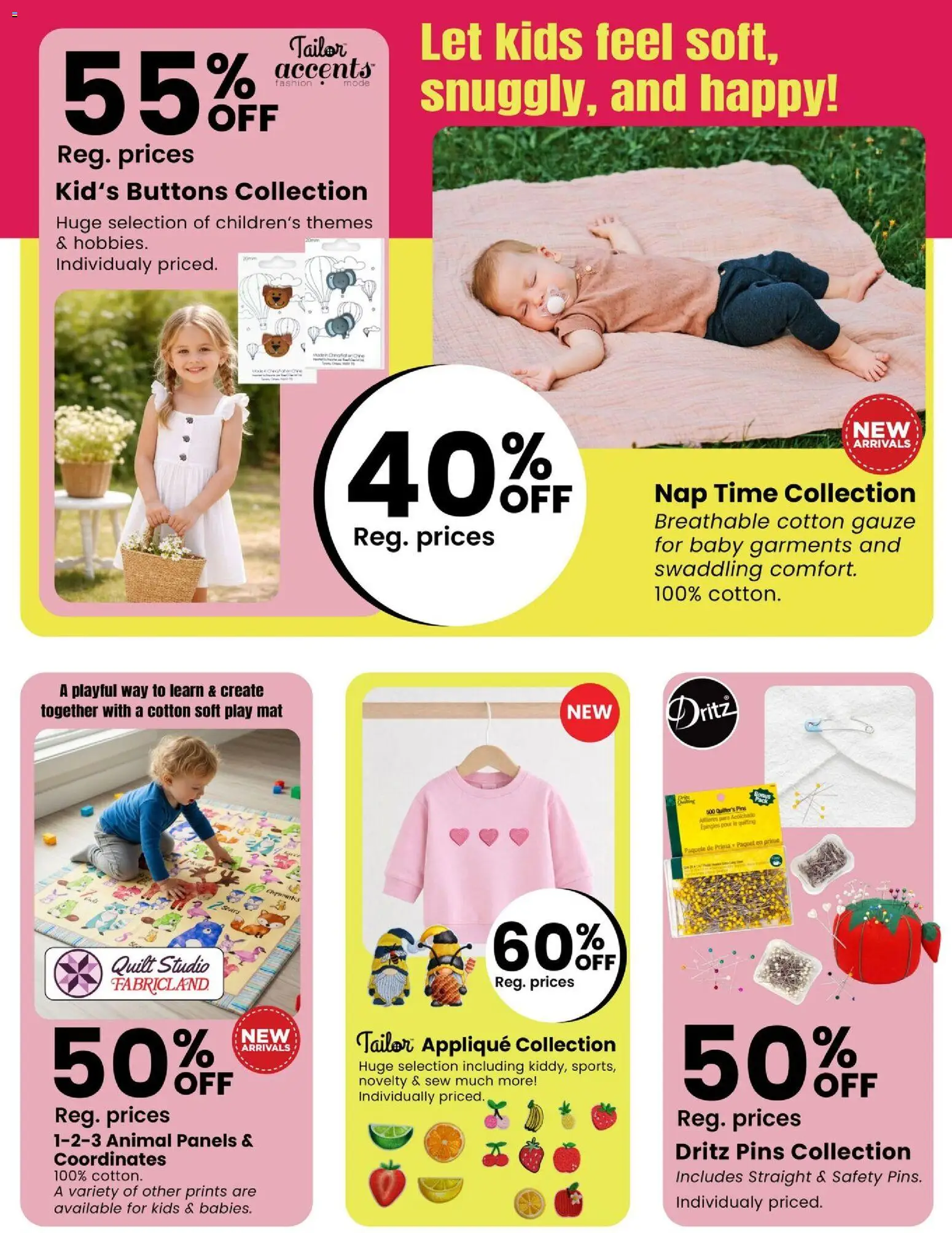 Fabricland weekly flyer / circulaire - page 6- valid from Mar 1, 2026