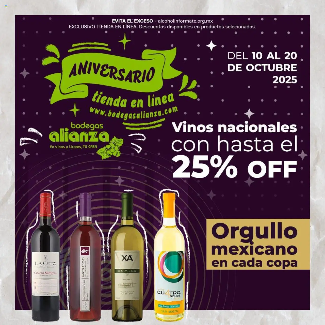 Bodegas Alianza - Catálogo Aniversario - página 1- válido desde 10/10/2025