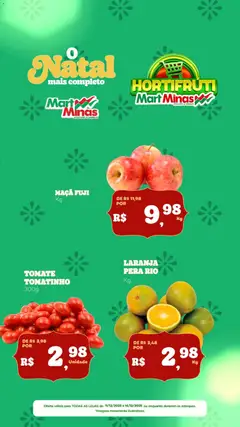 Pré-visualização Mart Minas - Ofertas Hortifruti válida a partir de 11/12/2025
