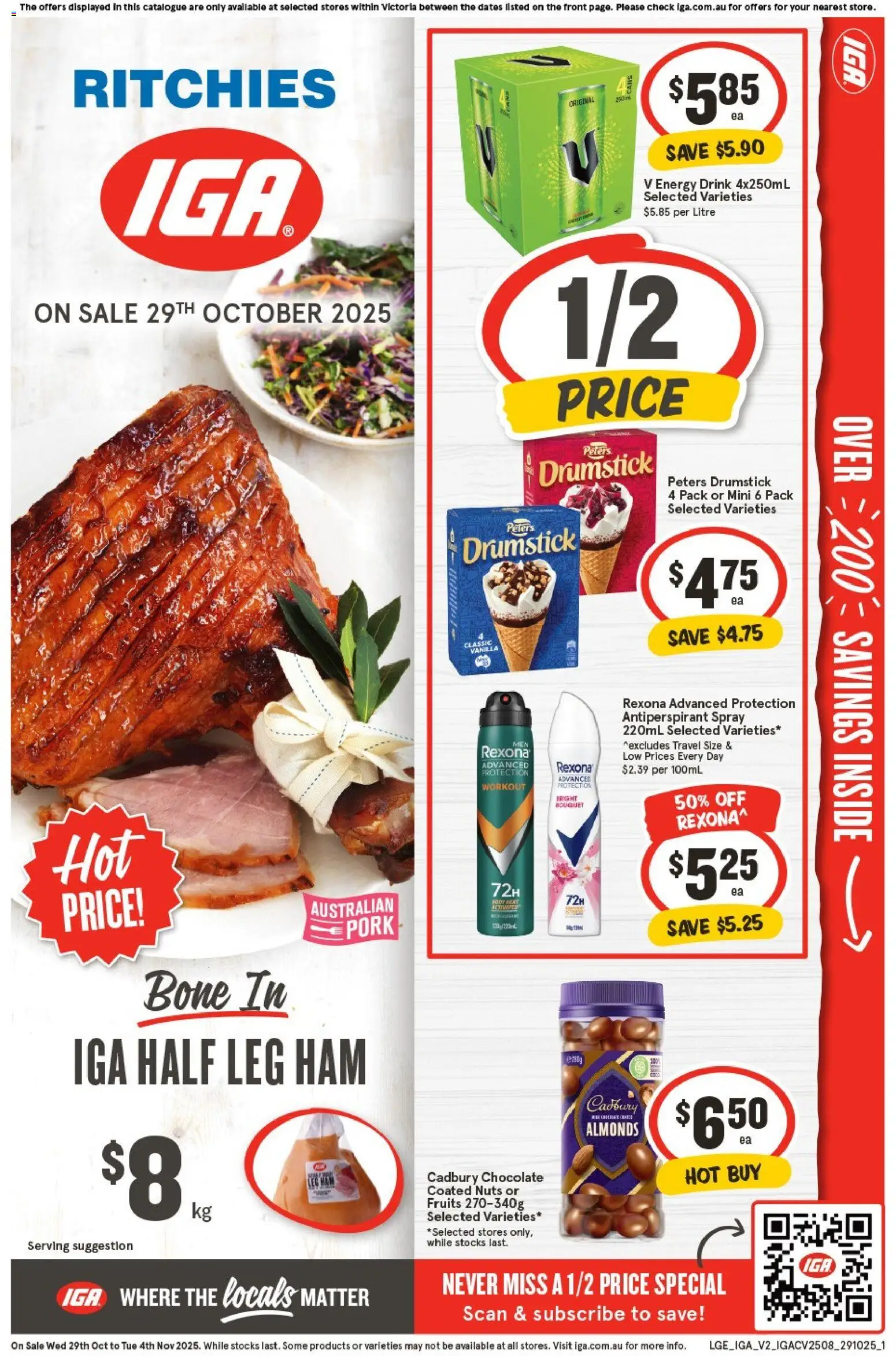 IGA Ritchies VIC - page 1- valid from 29/10/2025