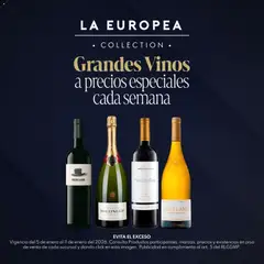 La Europea catálogo Grandes Vinos válido desde 05/01/2026