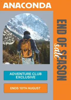 Anaconda catalogue preview - valid from 29/07/2025
