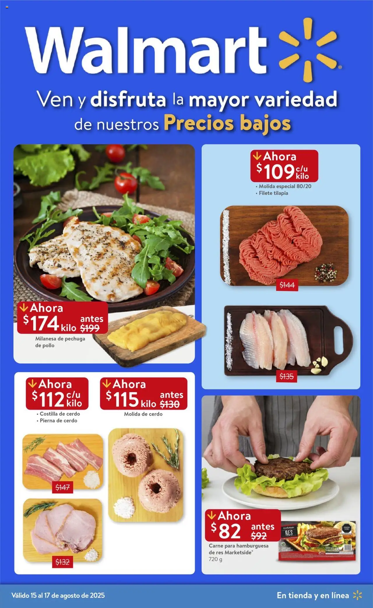 Walmart - Folleto Precios Bajos - página 1- válido desde 15/08/2025