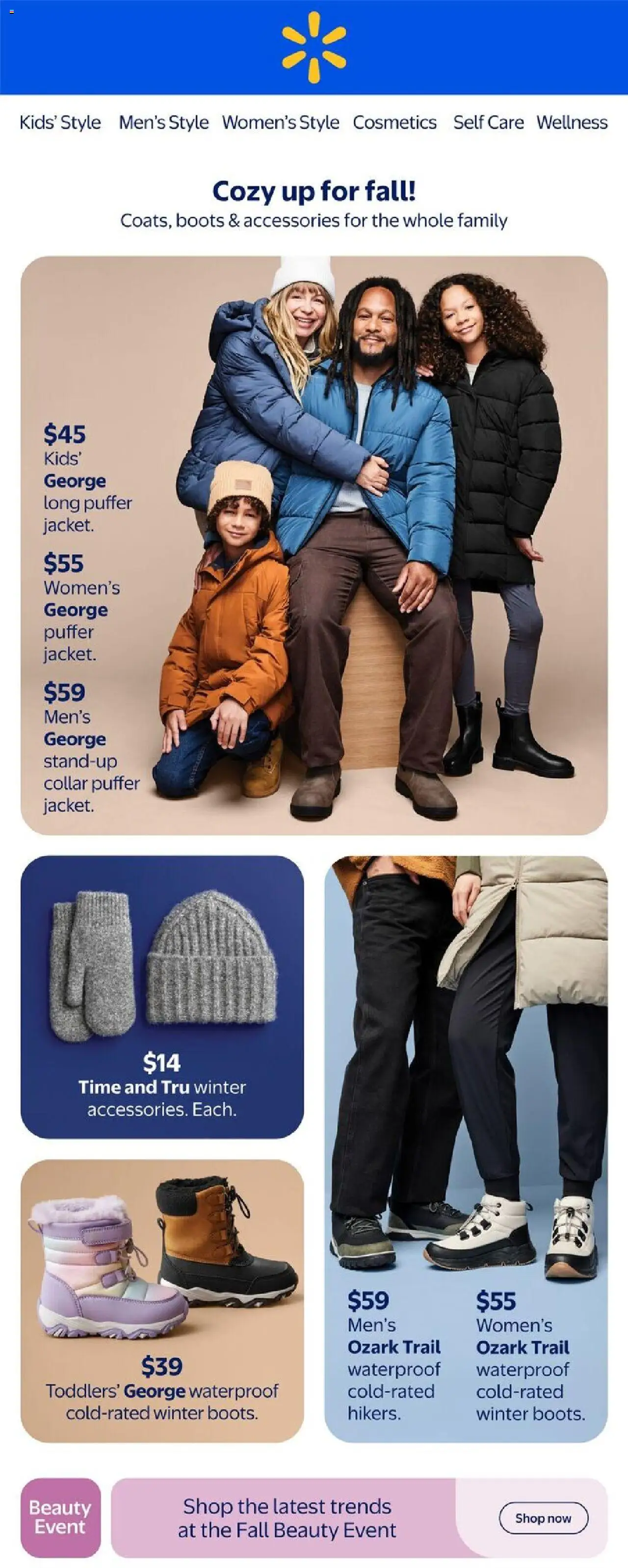 Walmart - Cozy up for fall! - page 1- valid from Sep 25, 2025