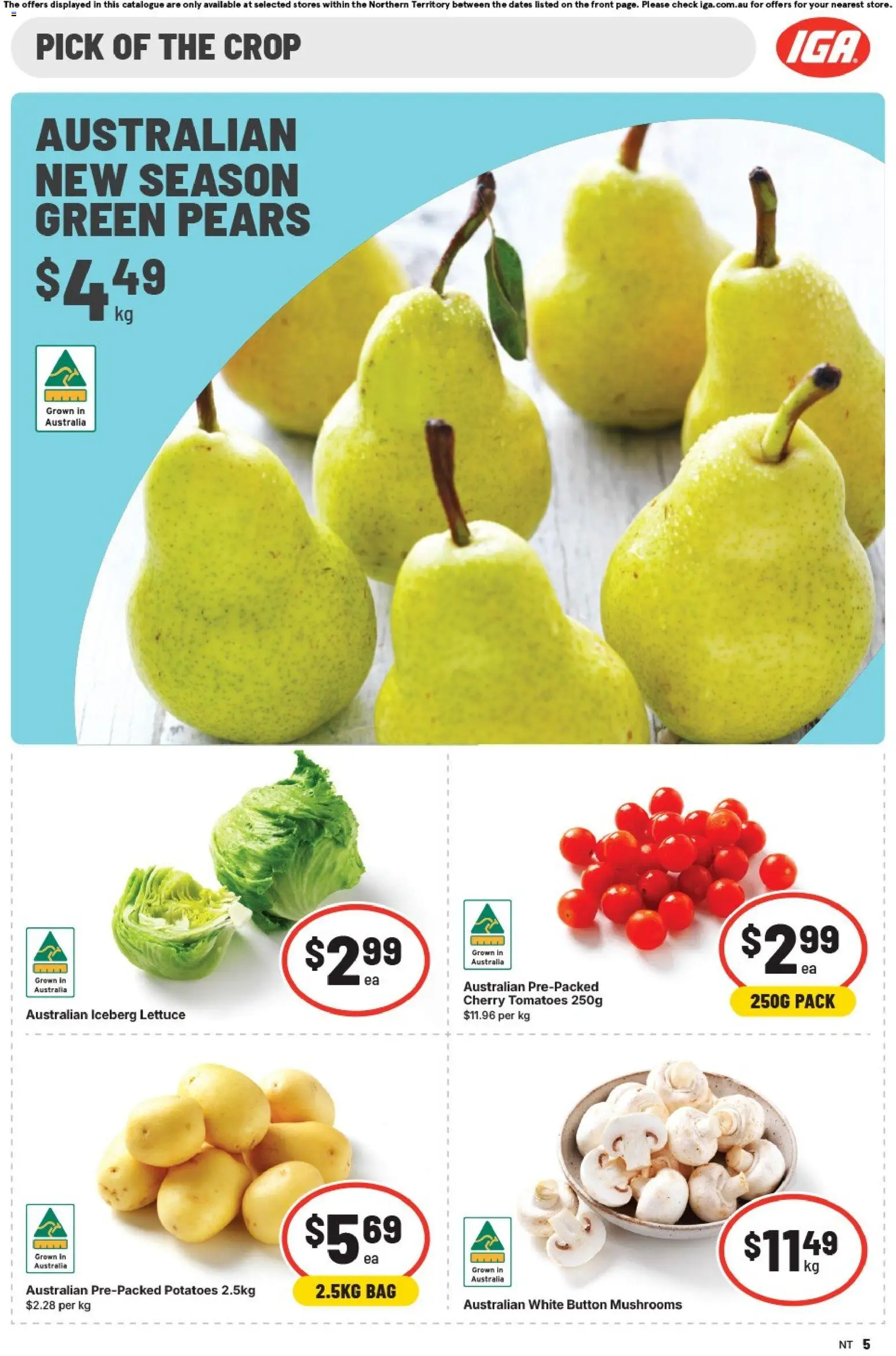 IGA Catalogue NT - page 5- valid from 25/02/2026