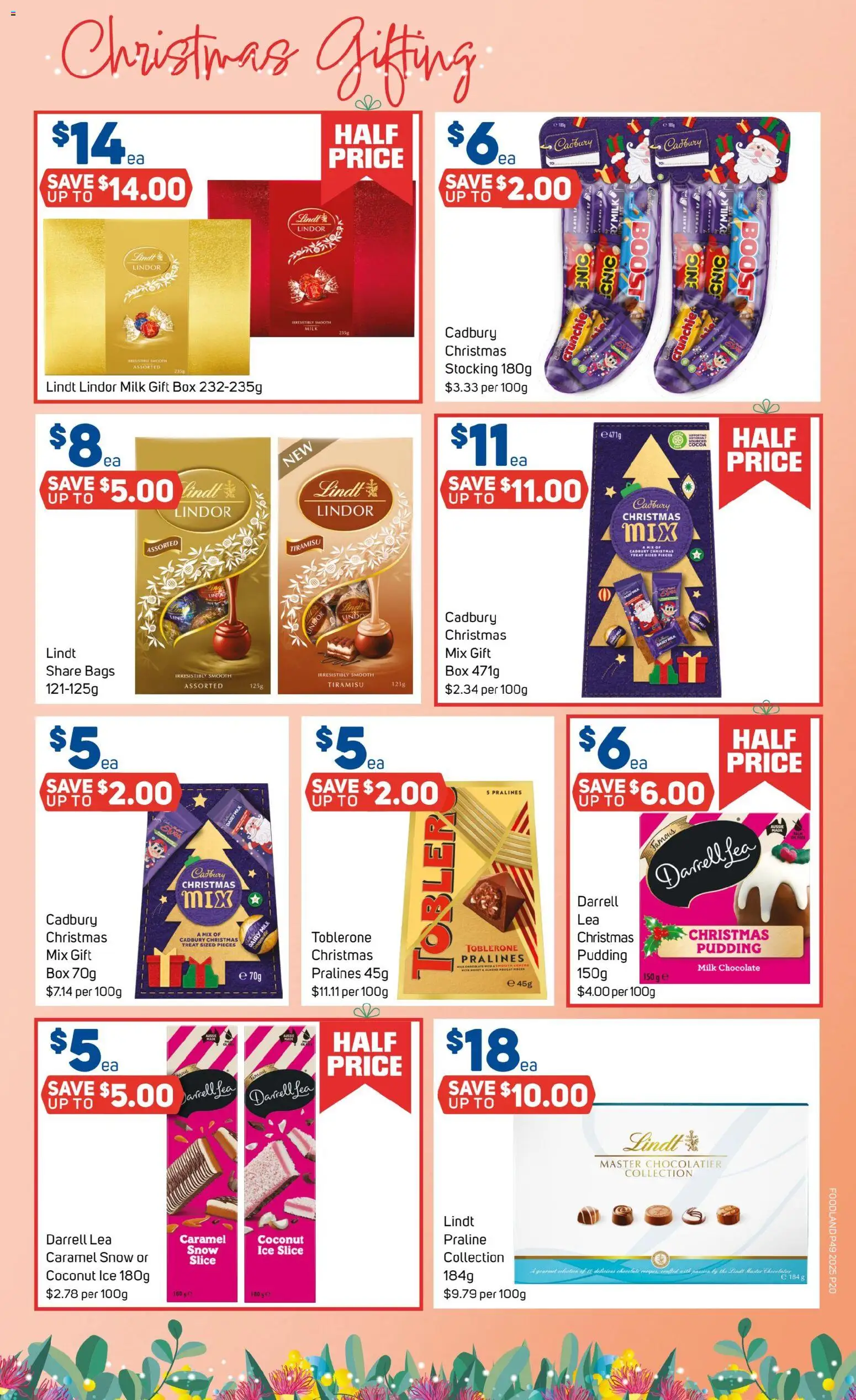 Foodland  Catalogue  - page 20- valid from 03/12/2025