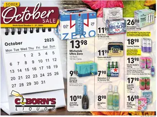 Preview Coborn's Sober October Sale valid from 10/01/2025