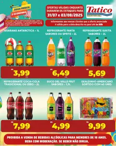 Pré-visualização Tatico - Ofertas da semana válida a partir de 31/07/2025