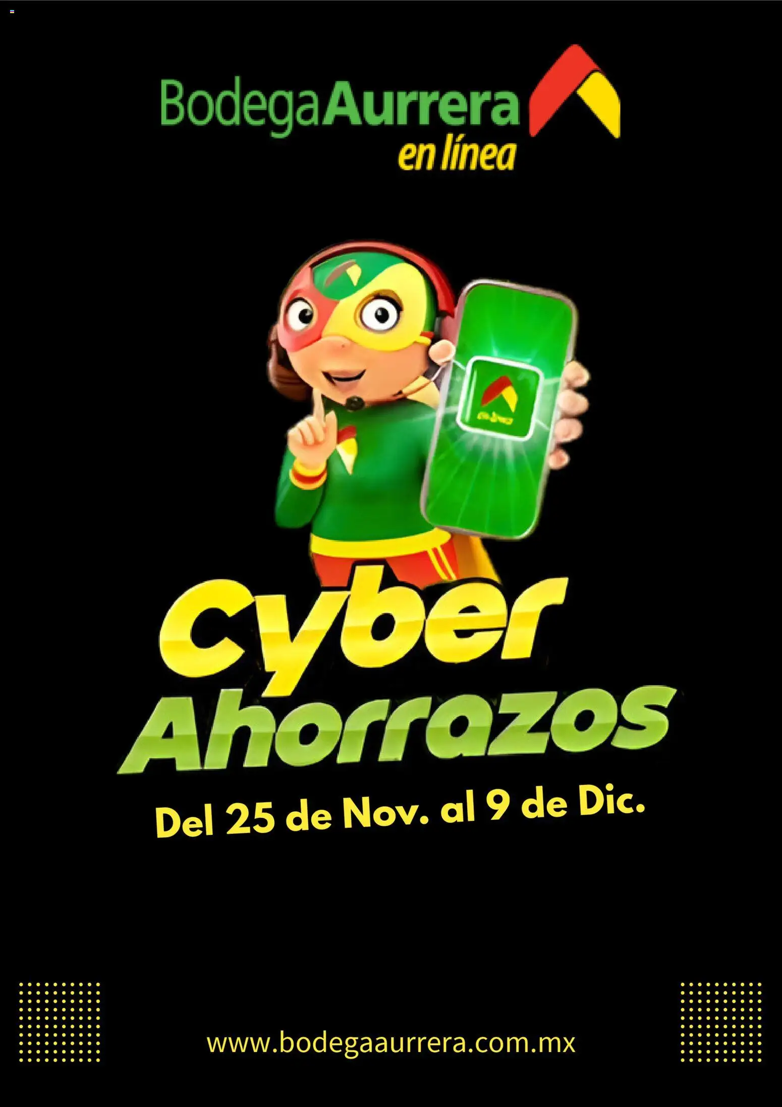 Bodega Aurrerá Cyber Monday - página 1- válido desde 25/11/2025