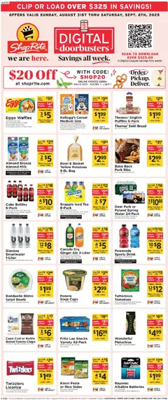 Preview ShopRite Weekly Ad  valid from 08/28/2025