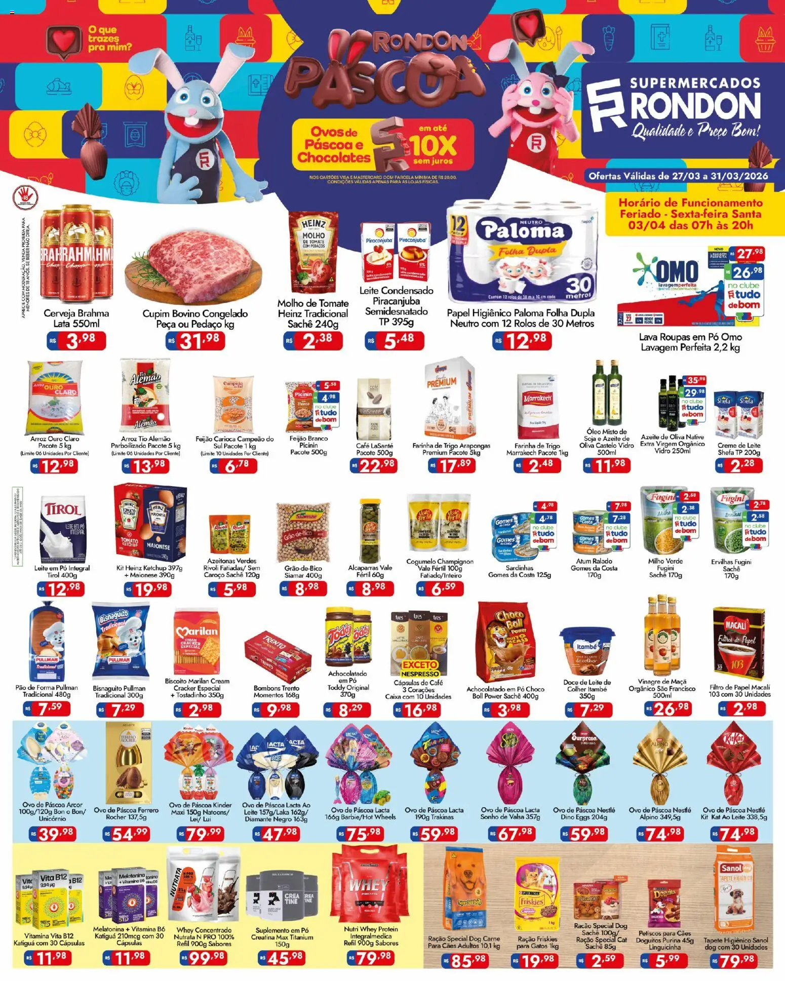 Supermercados Rondon - Ofertas da semana - página 1- válido a partir de 27/03/2026

