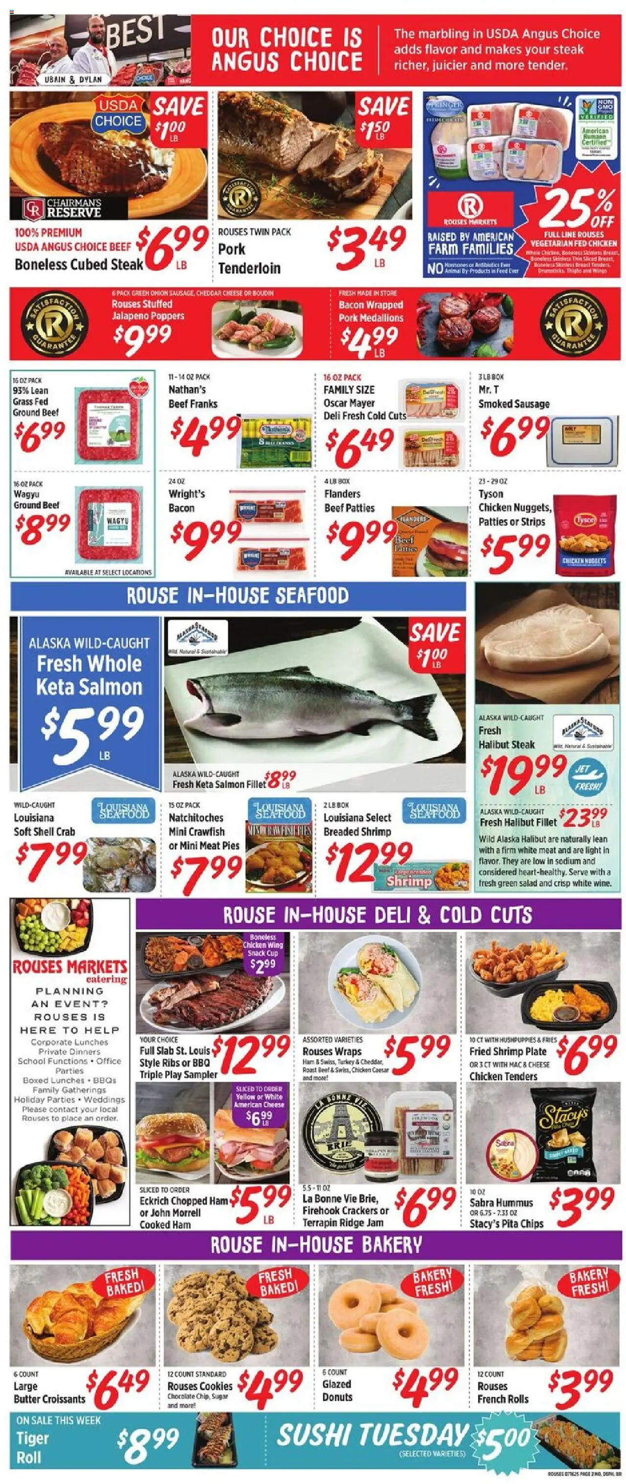 Rouses Weekly Ad - page 2- valid from 07/16/2025
