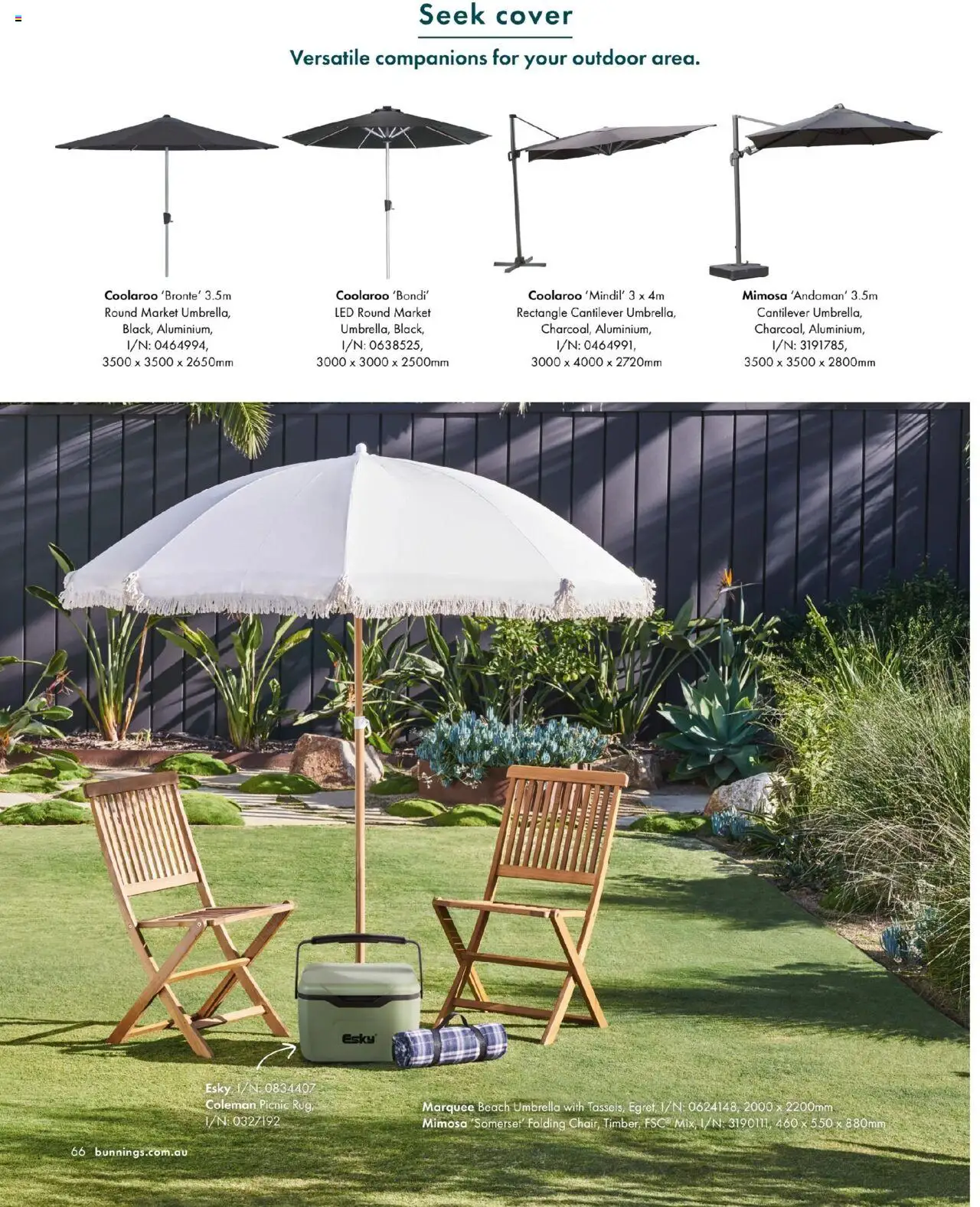 Bunnings Warehouse Outdoor Style Magazine 2025/26 - page 66- valid from 25/08/2025
