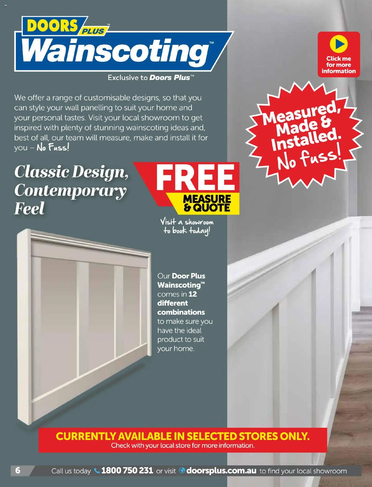 Doors Plus catalogue  - page 6- valid from 01/04/2026