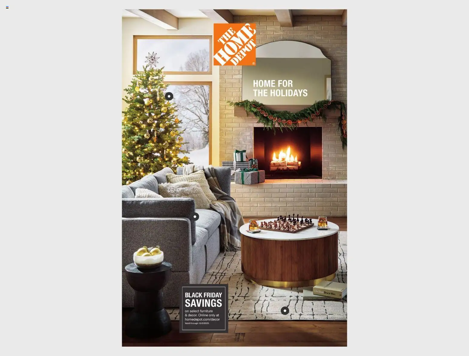 Home Depot Holiday Catalog - page 1- valid from 11/17/2025