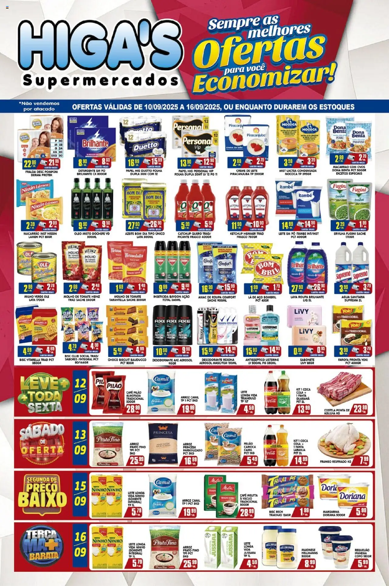 Higa's Supermercado - Ofertas da semana - página 1- válido a partir de 10/09/2025
