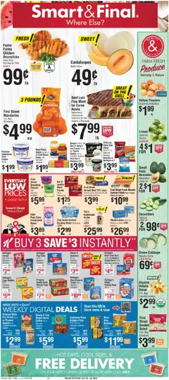 Preview Smart & Final Weekly Ad valid from 07/23/2025