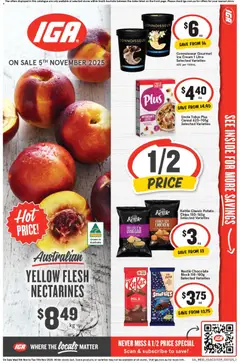IGA catalogue preview - valid from 05/11/2025