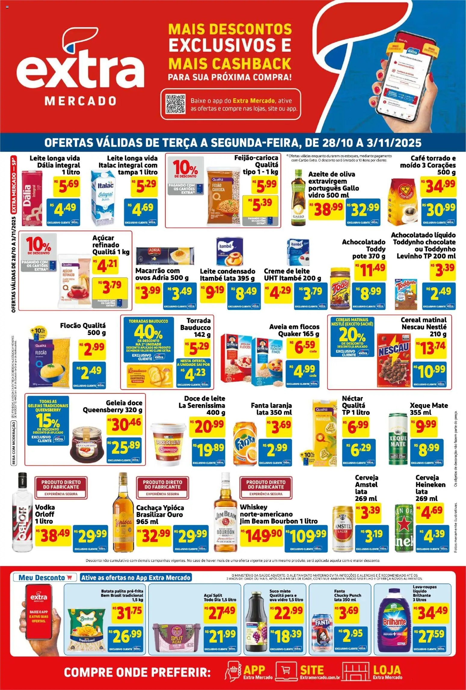 Extra - Ofertas de Mercado - página 1- válido a partir de 28/10/2025
