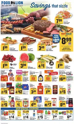 Preview Food Lion Weekly Ad valid from 07/02/2025