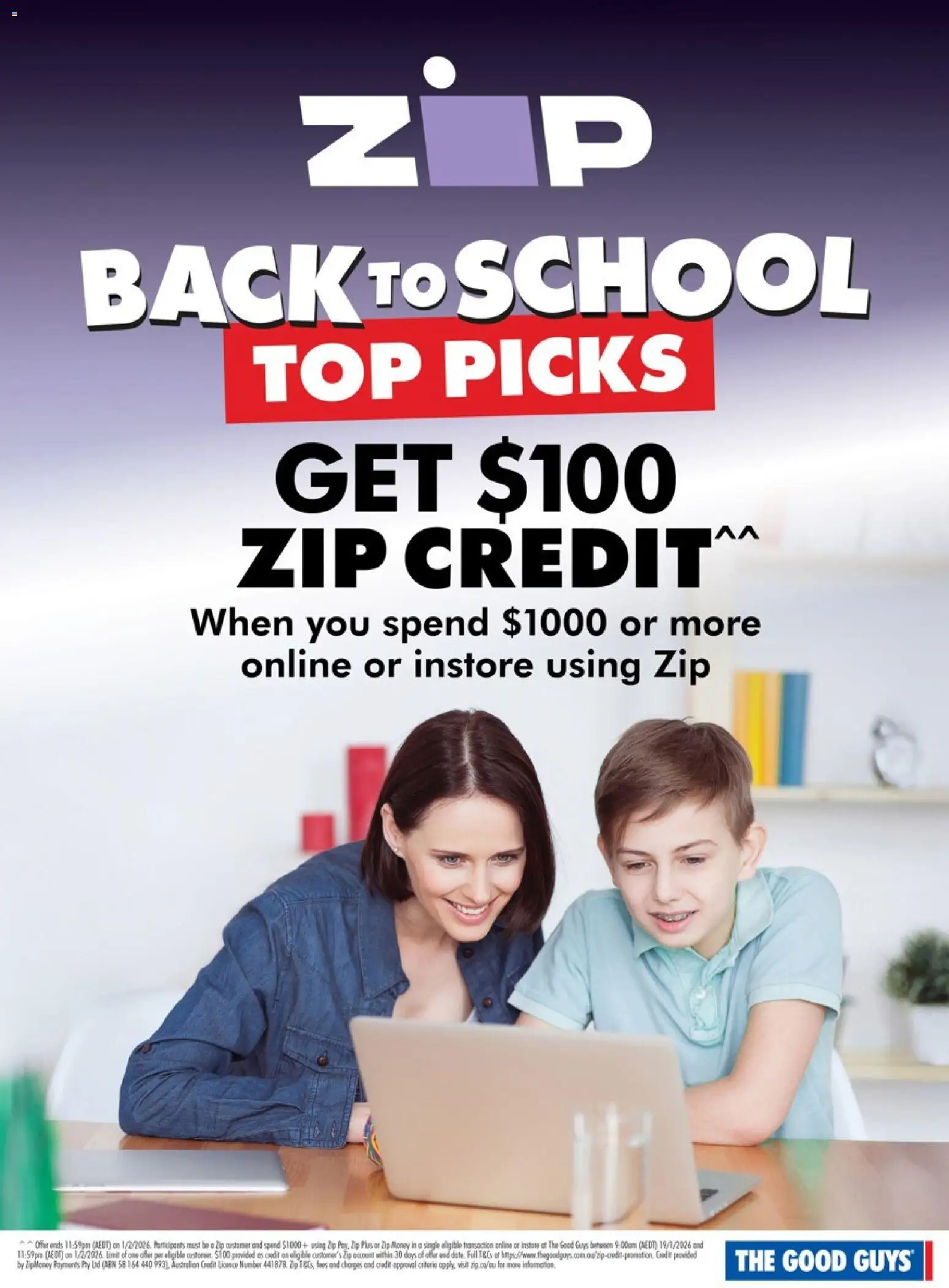 The Good Guys - ZIP Back to School - page 1- valid from 18/01/2026
