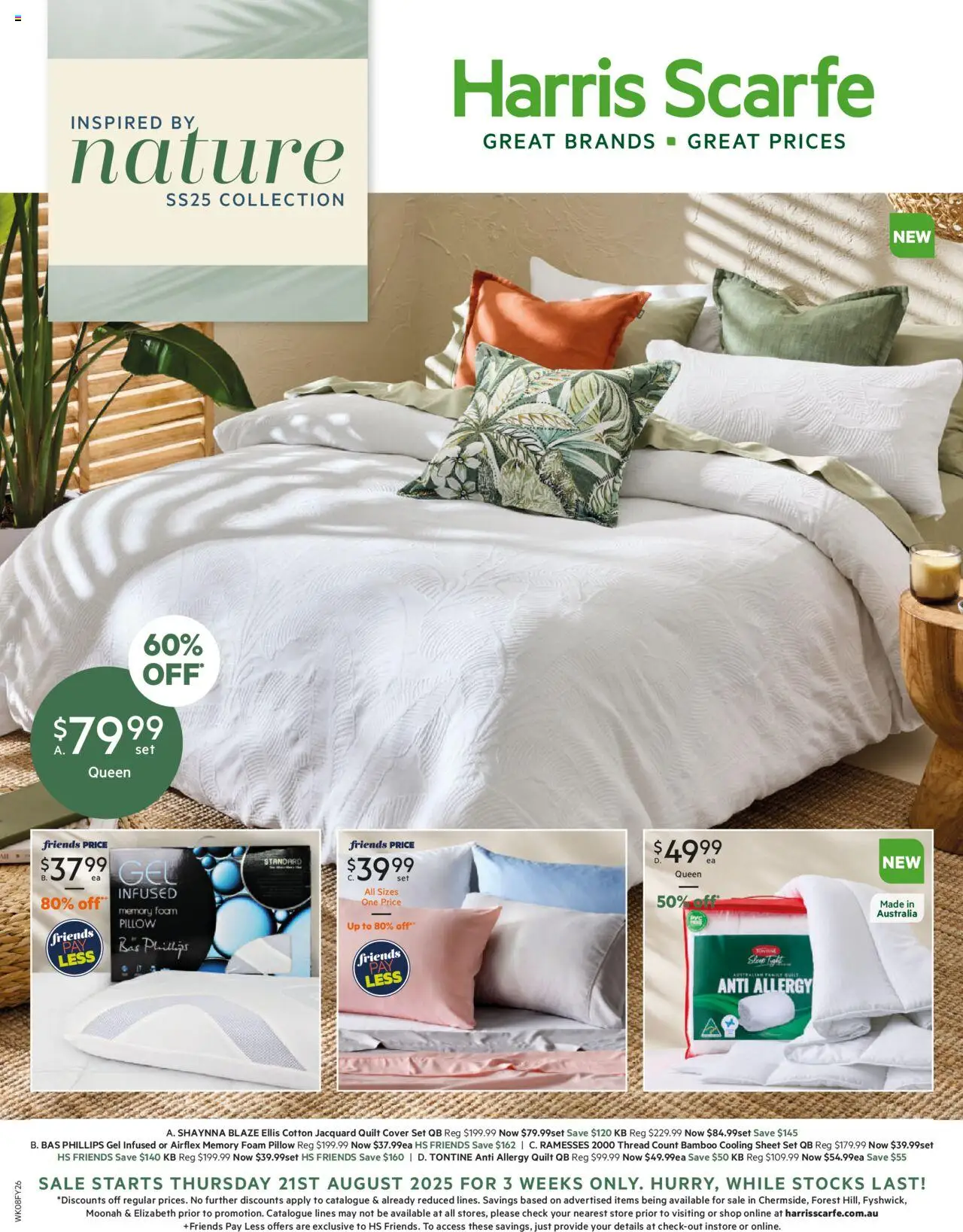Harris Scarfe Catalogue  - page 1- valid from 21/08/2025