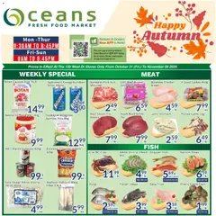 Preview Oceans weekly flyer / circulaire valid from Oct 31, 2025