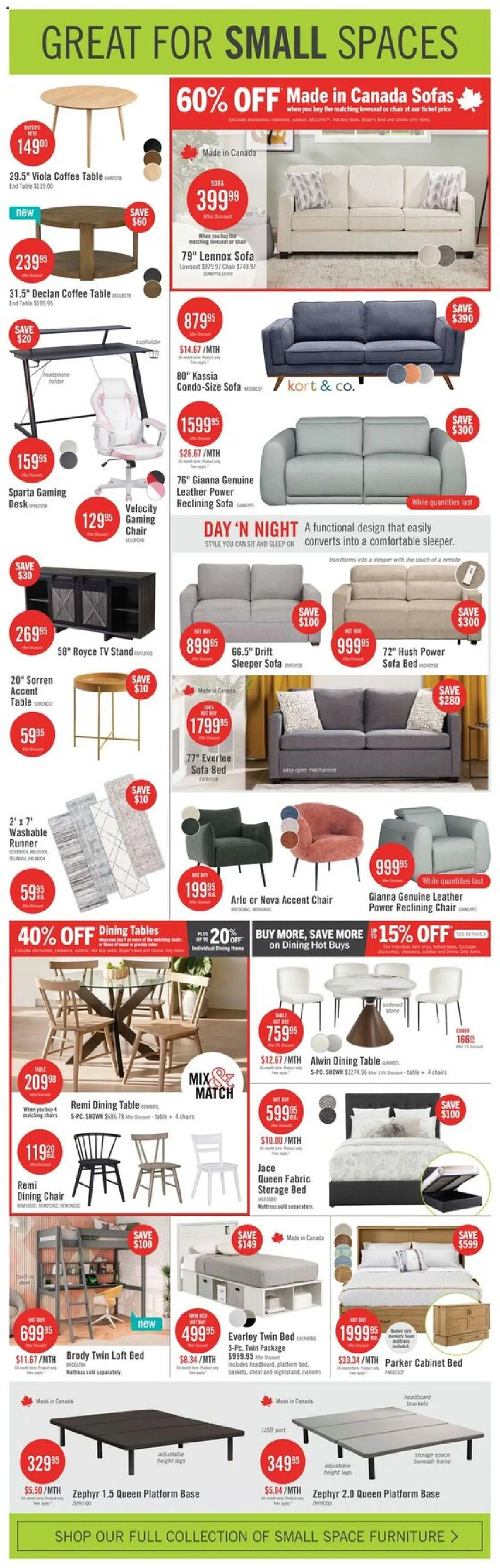 The Brick weekly flyer / circulaire - page 14- valid from Apr 17, 2026