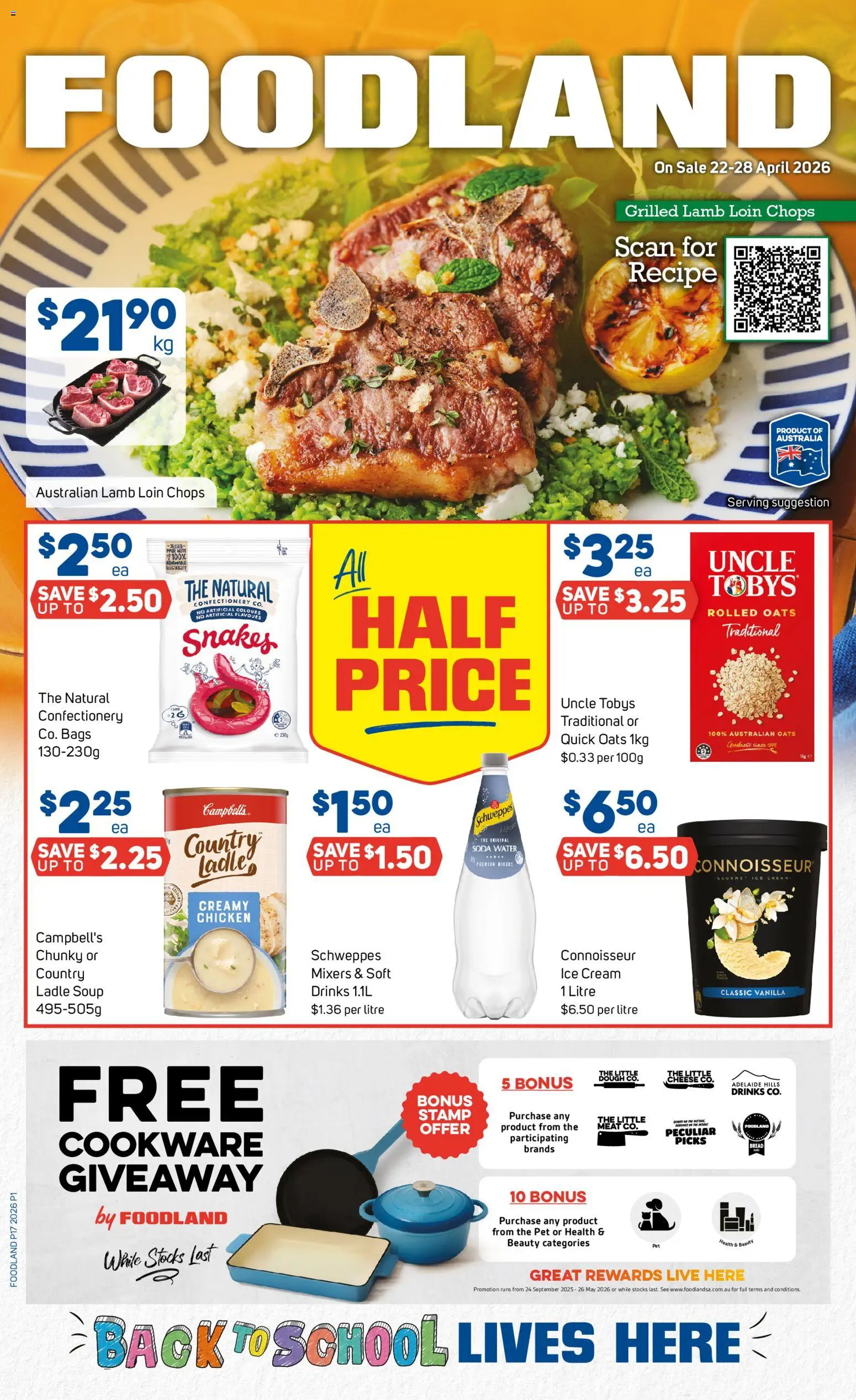 Foodland catalogue  - page 1- valid from 22/04/2026