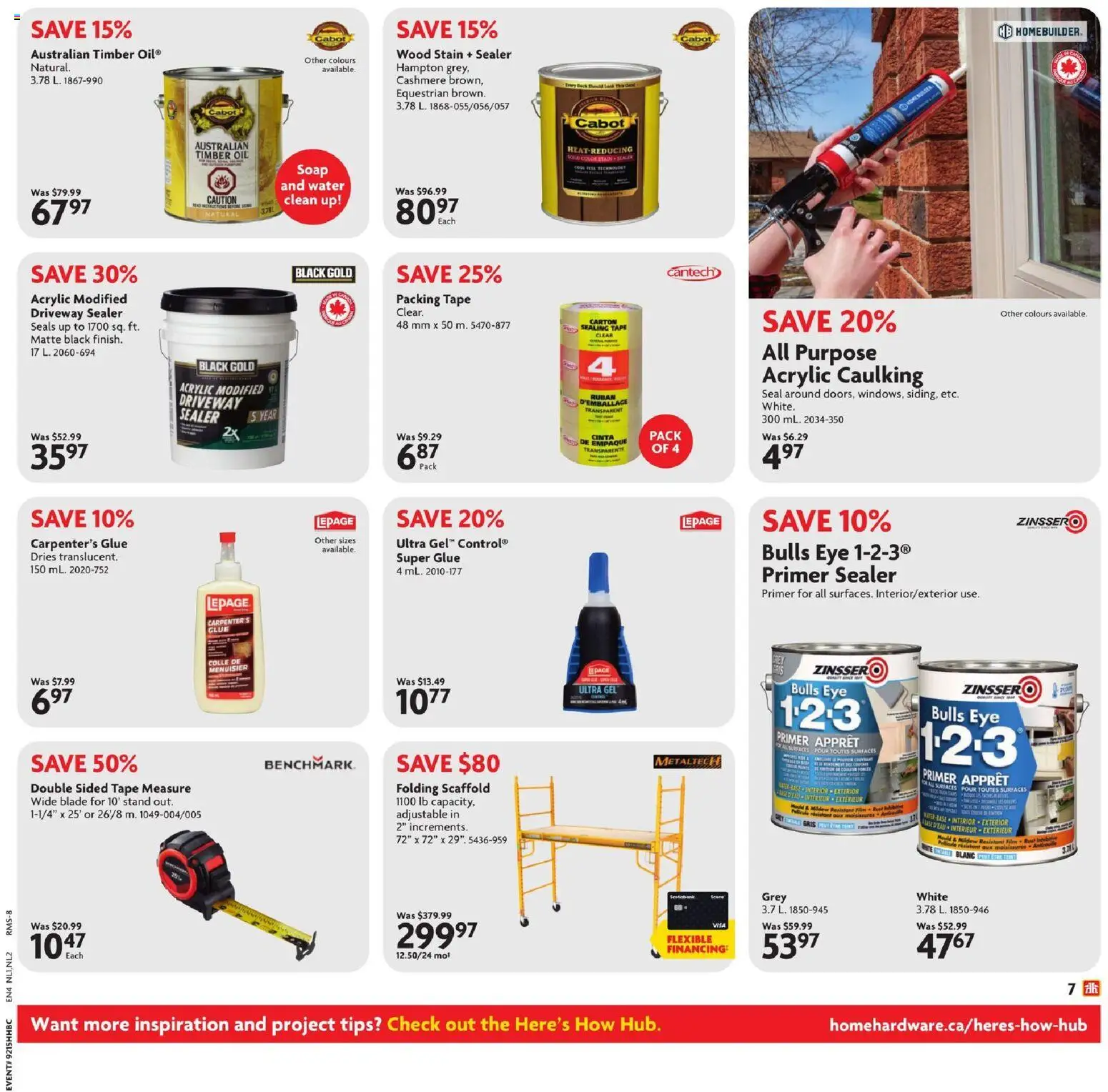 Home Hardware weekly flyer / circulaire - page 8- valid from Apr 9, 2026