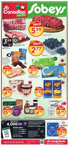 Preview Sobeys weekly flyer / circulaire valid from Nov 20, 2025