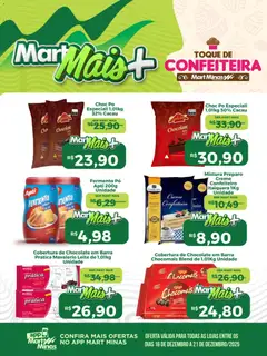 Pré-visualização Mart Minas - Ofertas de confeitaria válida a partir de 16/12/2025