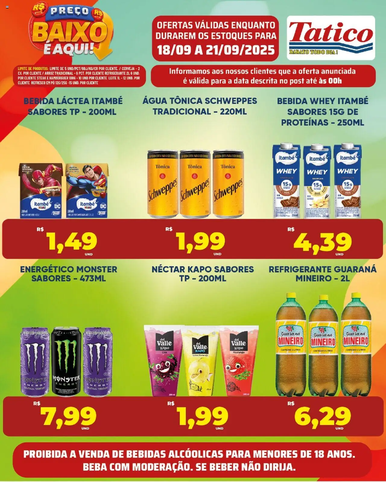Tatico - Ofertas Fim de Semana - página 1- válido a partir de 18/09/2025
