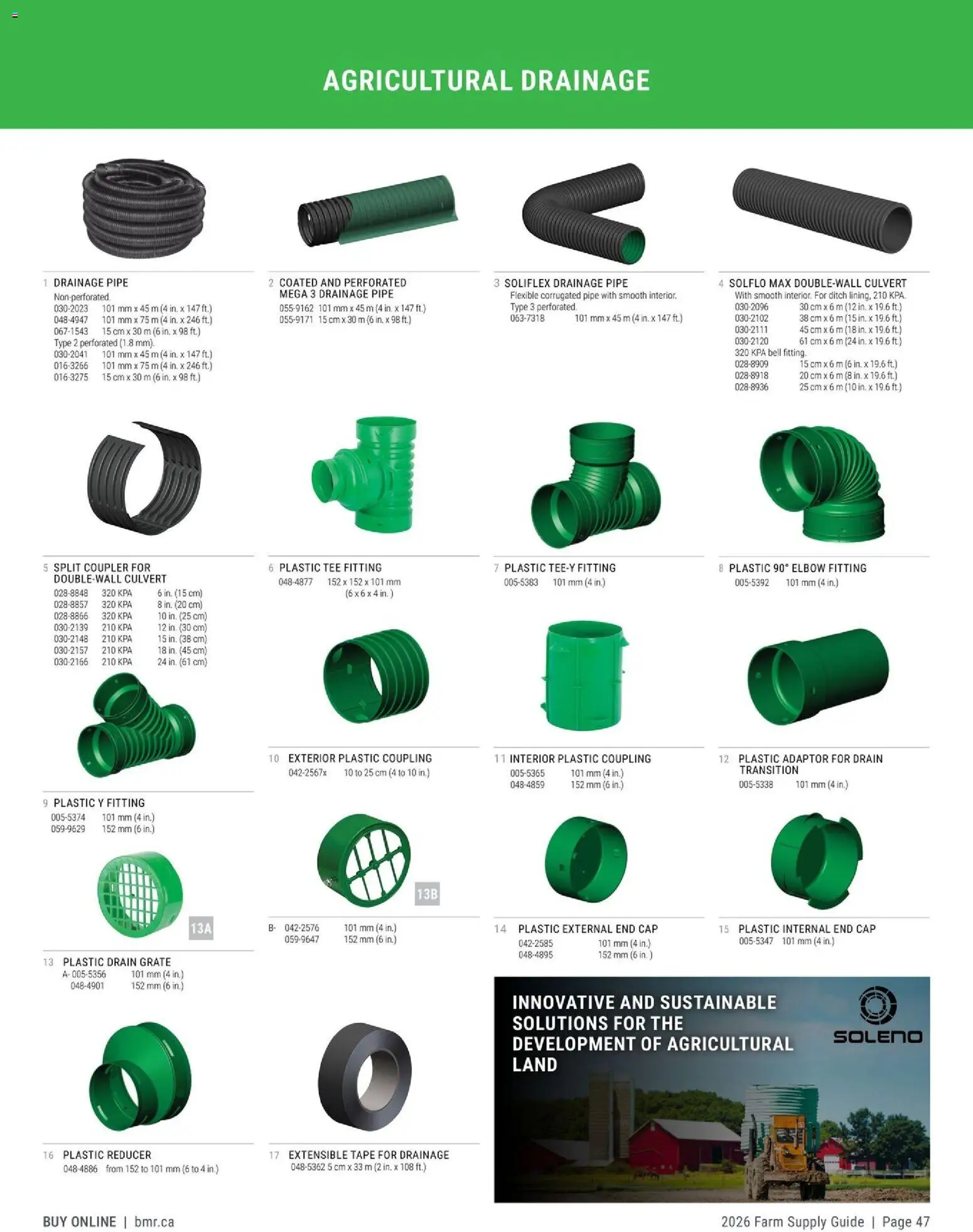 BMR - Agrizone - 2026 Farm Supply Guide - page 47- valid from Jan 9, 2026
