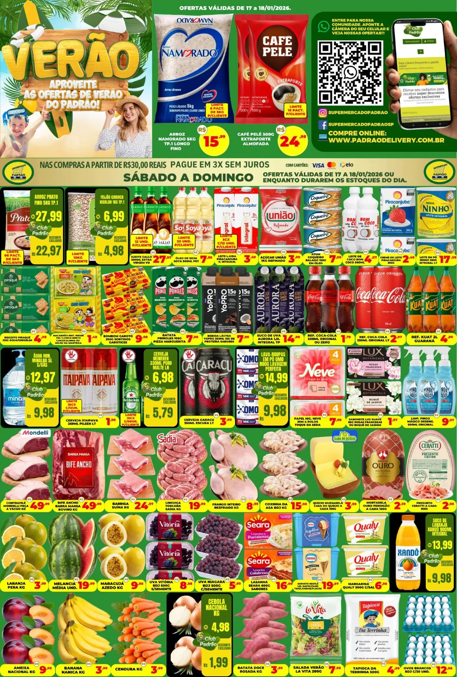 Supermercado Padrão - Ofertas da semana - página 1- válido a partir de 17/01/2026
